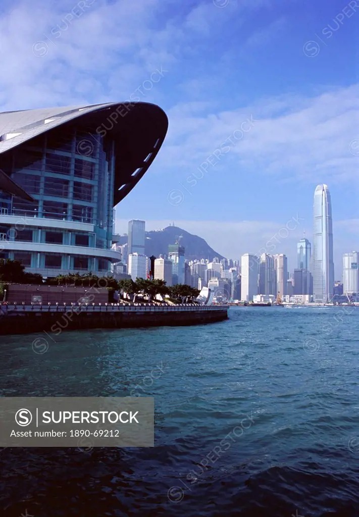 Hong Kong Convention and Exhibition Center, Hong Kong Island, Victoria Harbour, Hong Kong, China, Asia