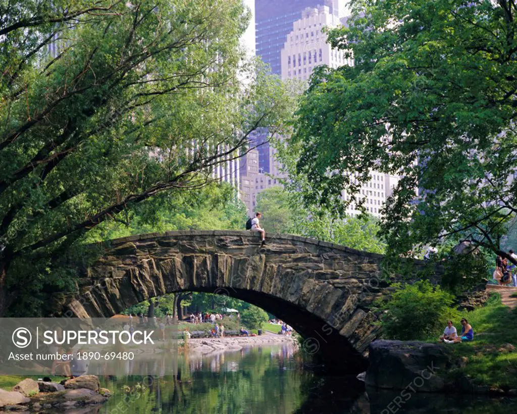 The Pond, Central Park, New York, USA