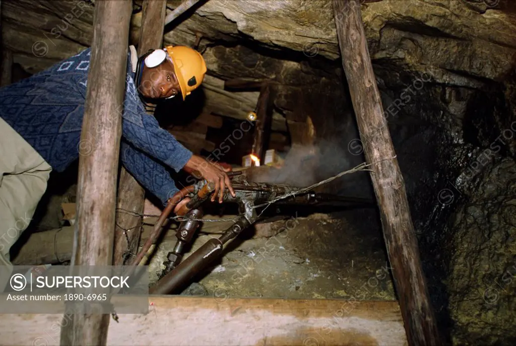 A gold mine shaft, South Africa, Africa