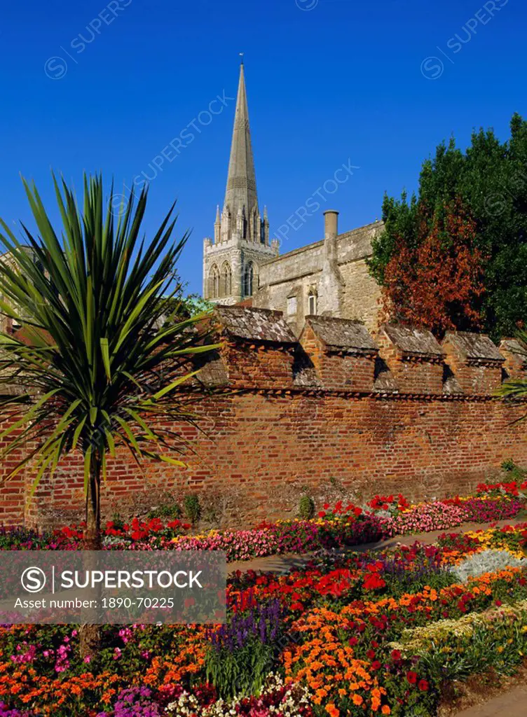 Chichester Cathedral and gardens, Chichester, West Sussex, England, UK, Europe