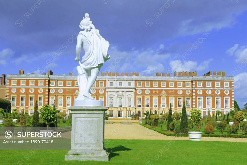The Privy Garden, Hampton Court Palace, Hampton Court, Surrey, England, UK