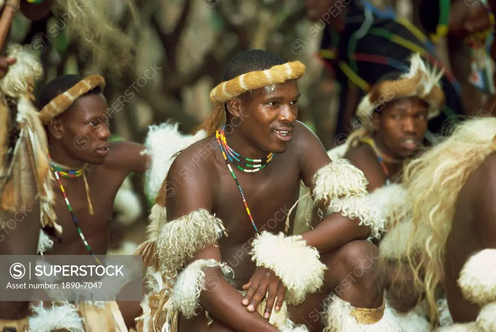 Zulu dances, Dumazulu village, Maputaland, South Africa, Africa