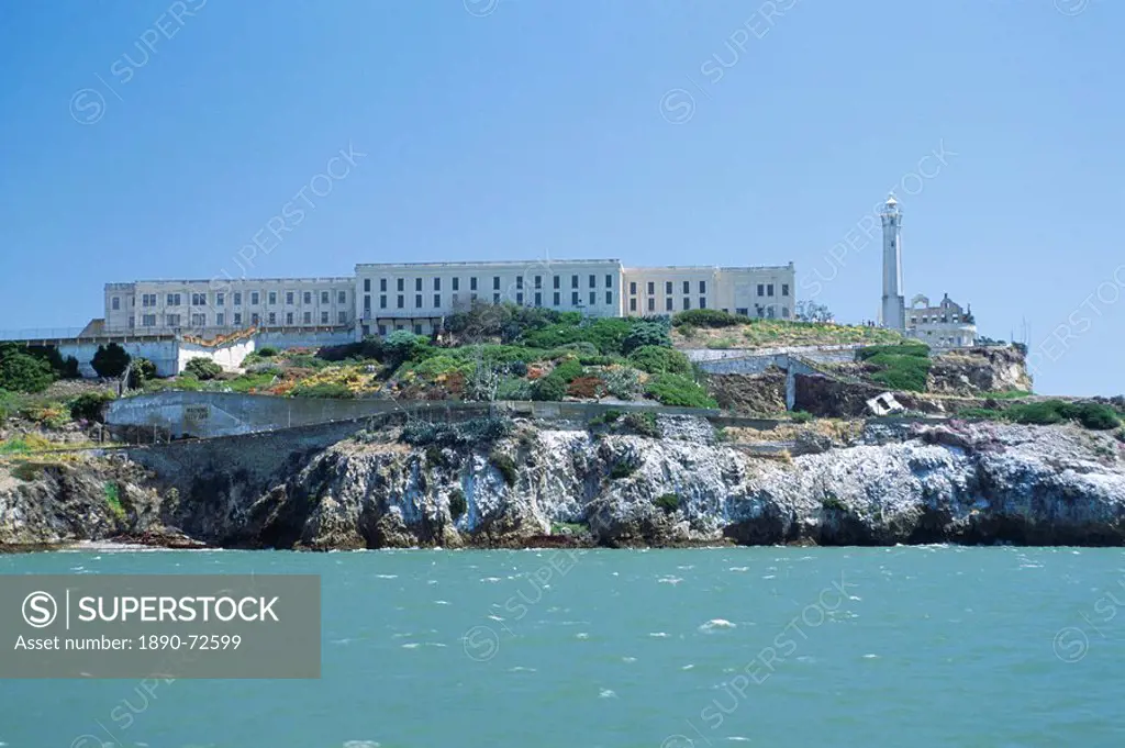 Alcatraz Island, site of the infamous prison, San Francisco, California, United States of America U.S.A., North America
