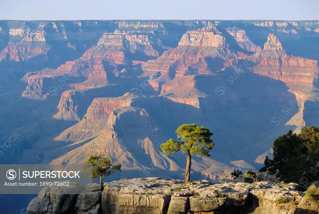 The south rim of the Grand Canyon, Arizona, USA