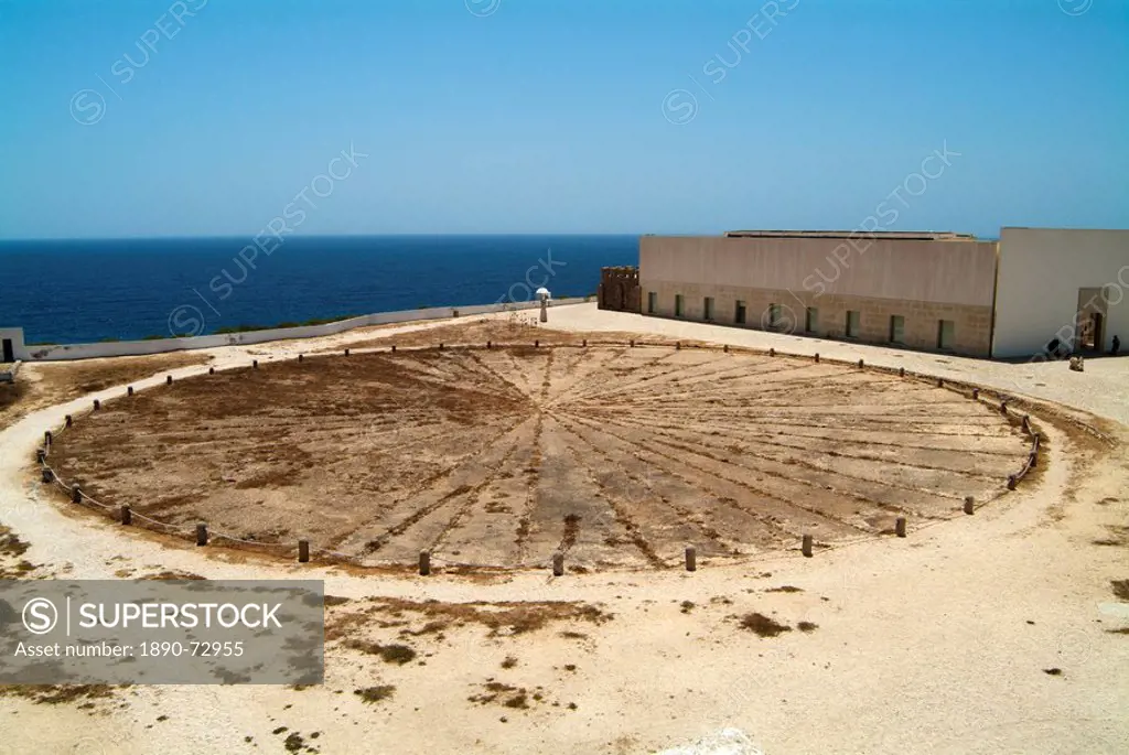 Used for measuring the direction of the wind, believed to have been built for Prince Henry the Navigator in the 15c. Cabo de Sao Vicente Cape St. Vinc...