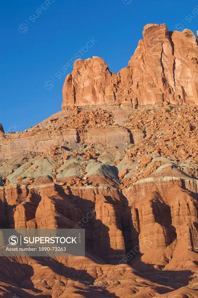 Fluted wall, Capitol Reef National Park, Utah, United States of America, North America