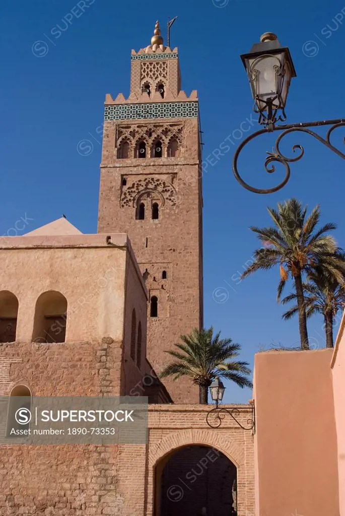 Koutoubia The Booksellers´ Mosque, Marrakech, Morocco, North Africa, Africa