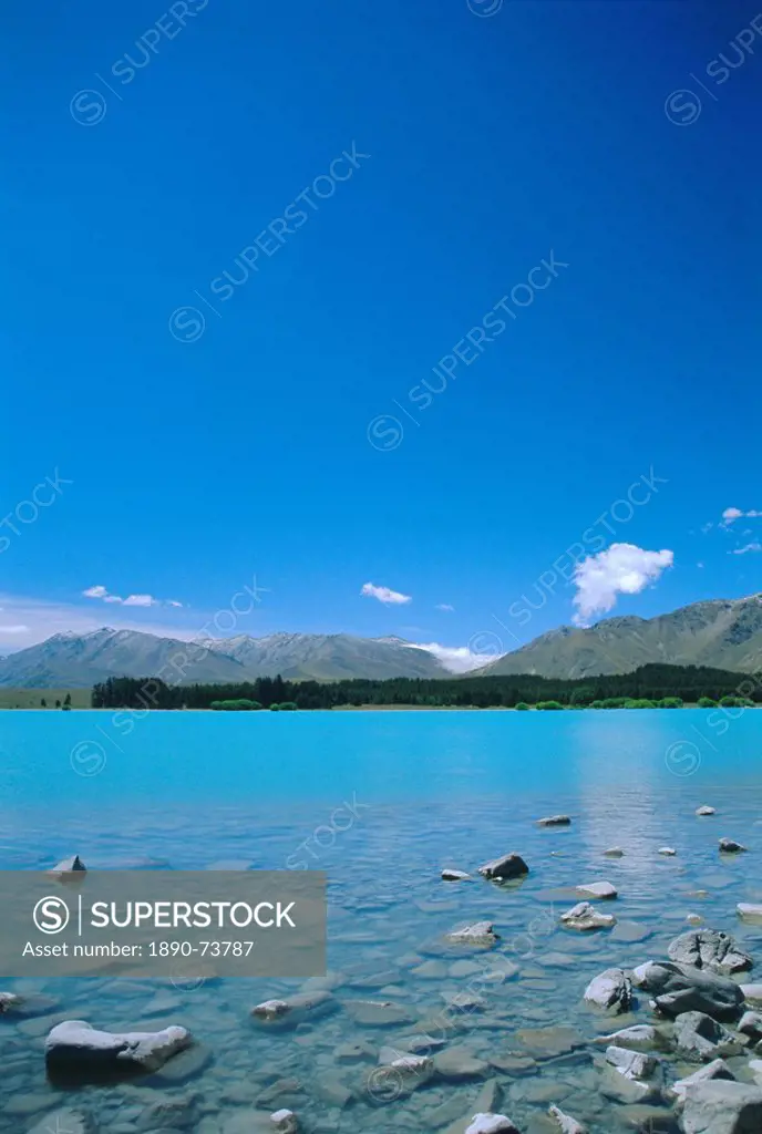 Lake Tekapo, Mount Cook National Park, Canterbury, South Island, New Zealand