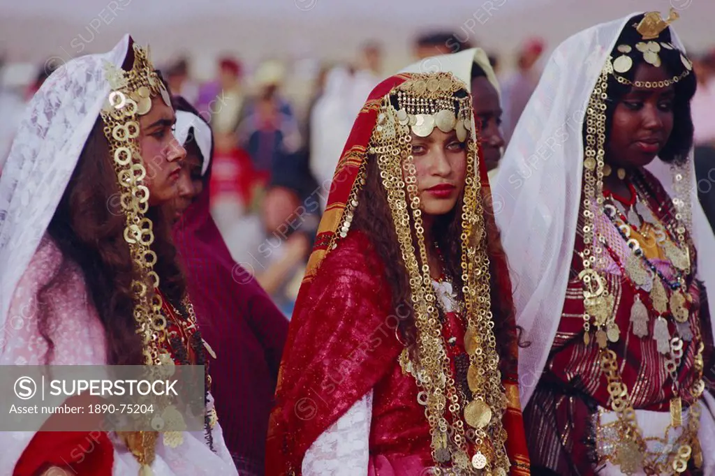 Traditional berber wedding, Tataouine Oasis, Tunisia, North Africa