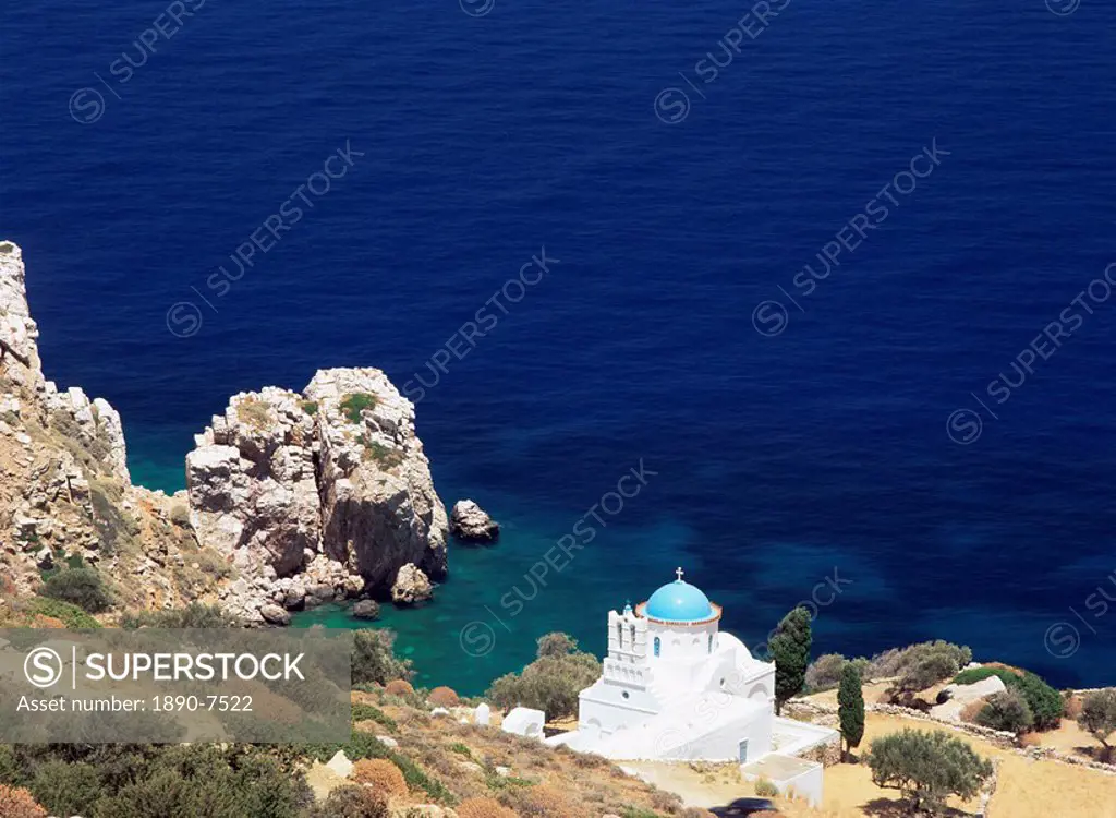 Monastery of Panagia Poulati, Sifnos, Cyclades, Greek Islands, Greece, Europe