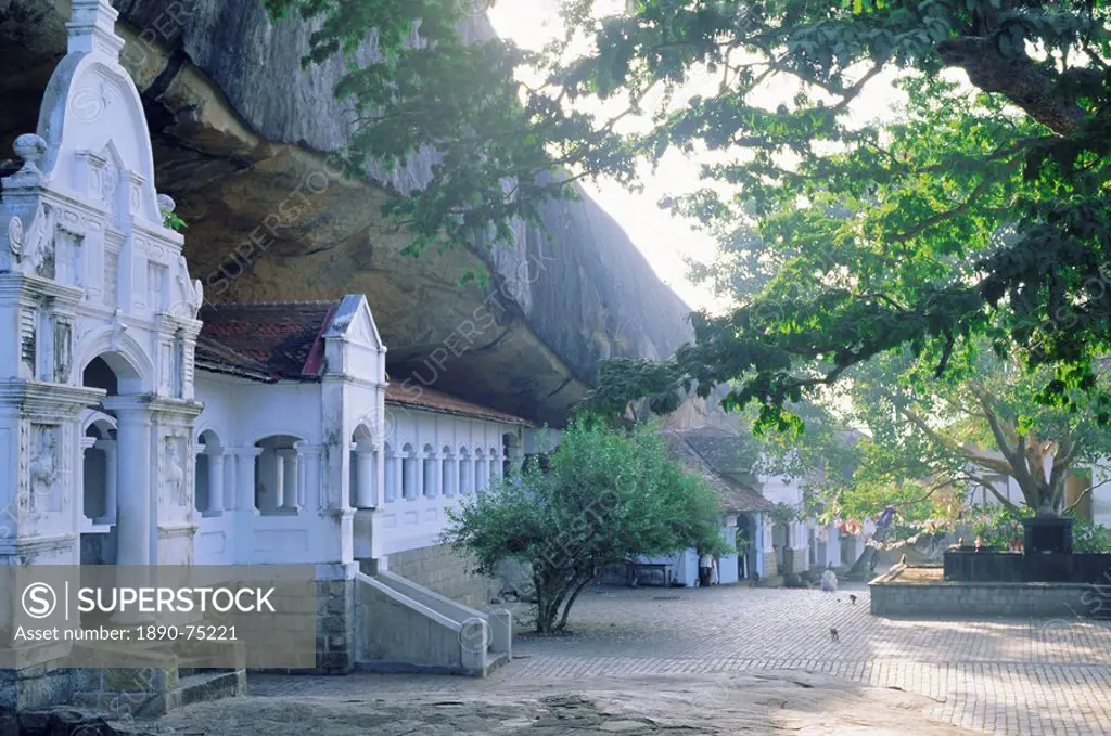 The Buddhist cave temples at Dambulla, in the Sigiriya area, Sri Lanka