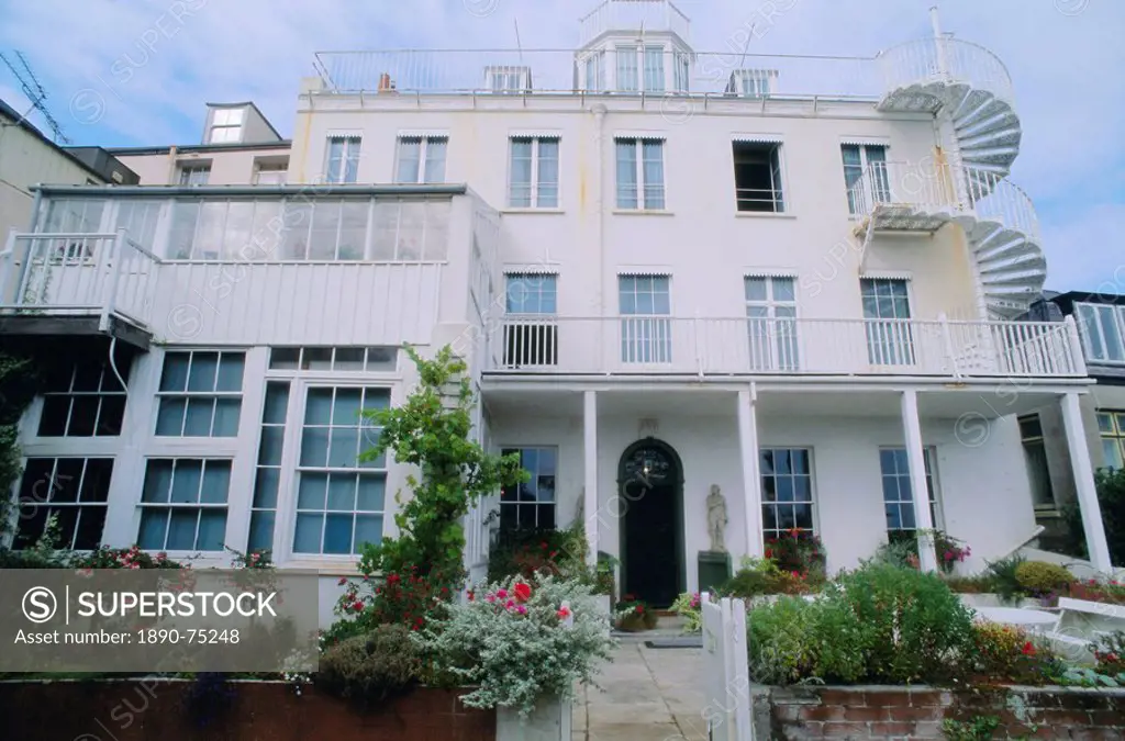Hauteville House, home of Victor Hugo, Saint Peter Port, Guernsey, Channel Islands, United Kingdom, Europe