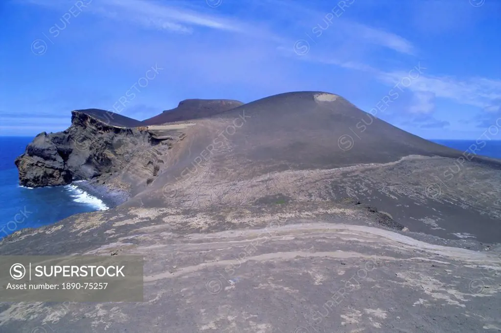 Volcanic landscape, Pointe de Capelinhos Capelinhos Point, Faial island, Azores, Portugal, Europe, Atlantic Ocean