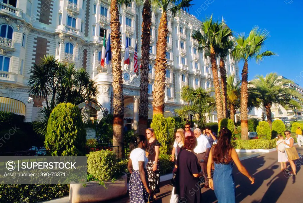 Hotel Carlton, La Croisette, Cannes, Cote d´Azur, Provence, France