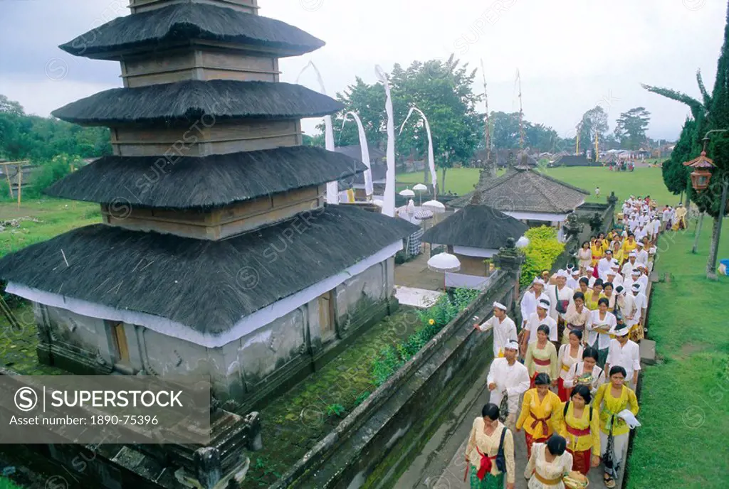 Batara Turum Kabeh ceremony, Hindu temple of Besakih, Bali, Indonsesia