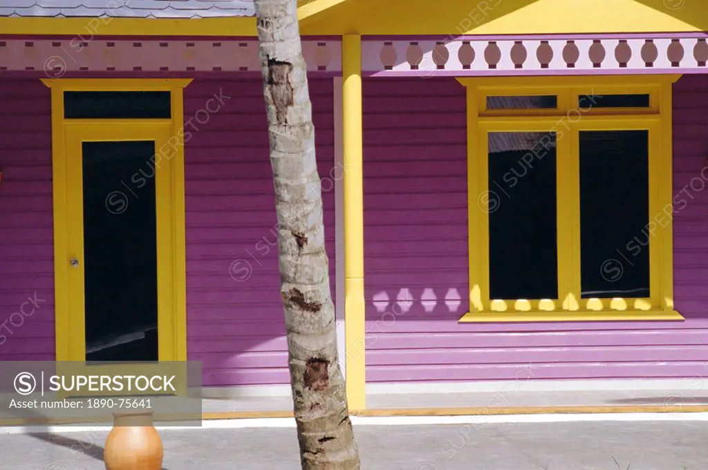 Pink house, Caribbean