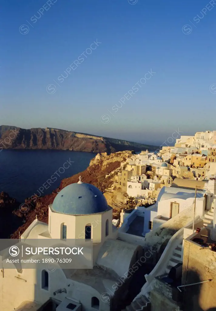 Thira Fira, Santorini, Cyclades Islands, Greece, Europe