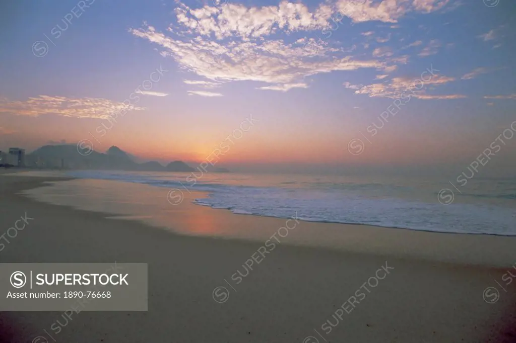 Copacabana Beach, Rio de Janeiro, Brazil, South America