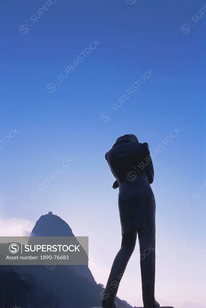 Statue, Sugar Loaf, Rio de Janeiro, Brazil, South America