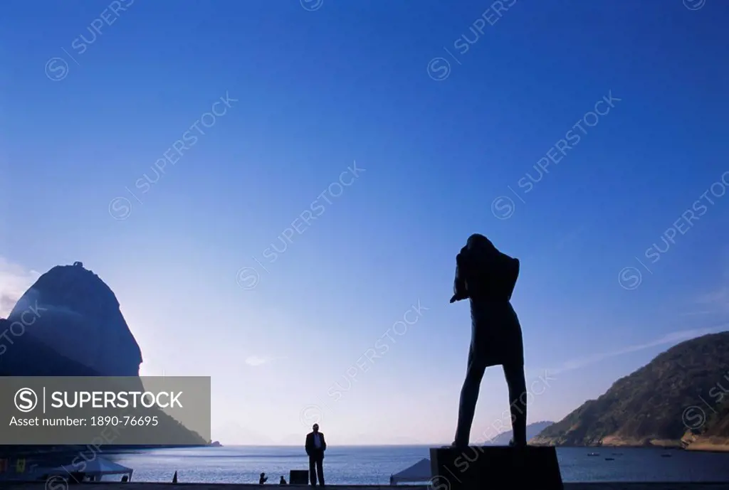 Statue at Sugar Loaf, Rio de Janeiro, Brazil, South America