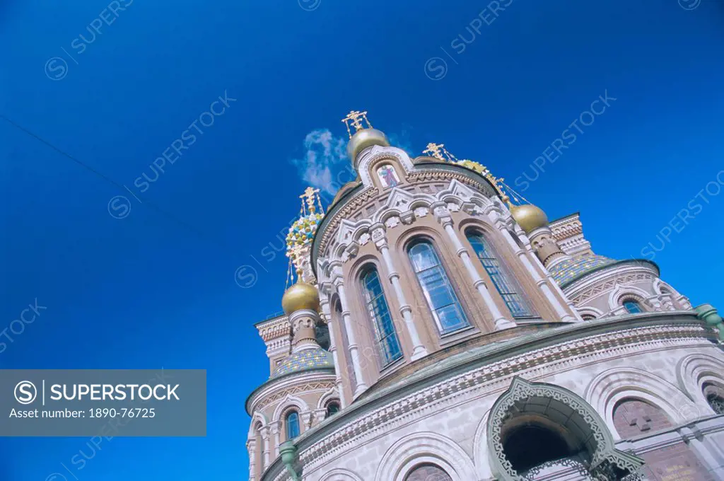 Church of the Resurrection Church on Spilled Blood, St. Petersburg, Russia, Europe