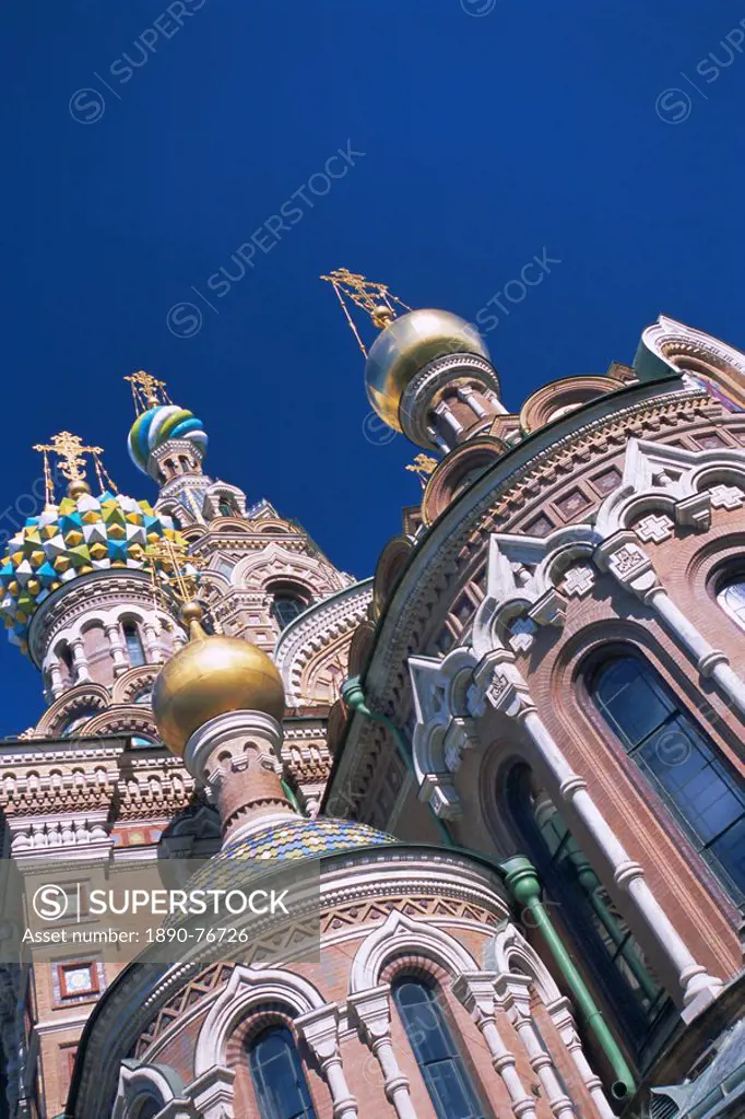 Church of the Resurrection Church on Spilled Blood, St. Petersburg, Russia, Europe