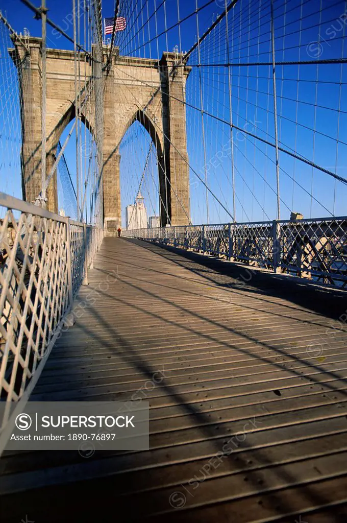 Brooklyn Bridge, New York City, New York, USA, North America