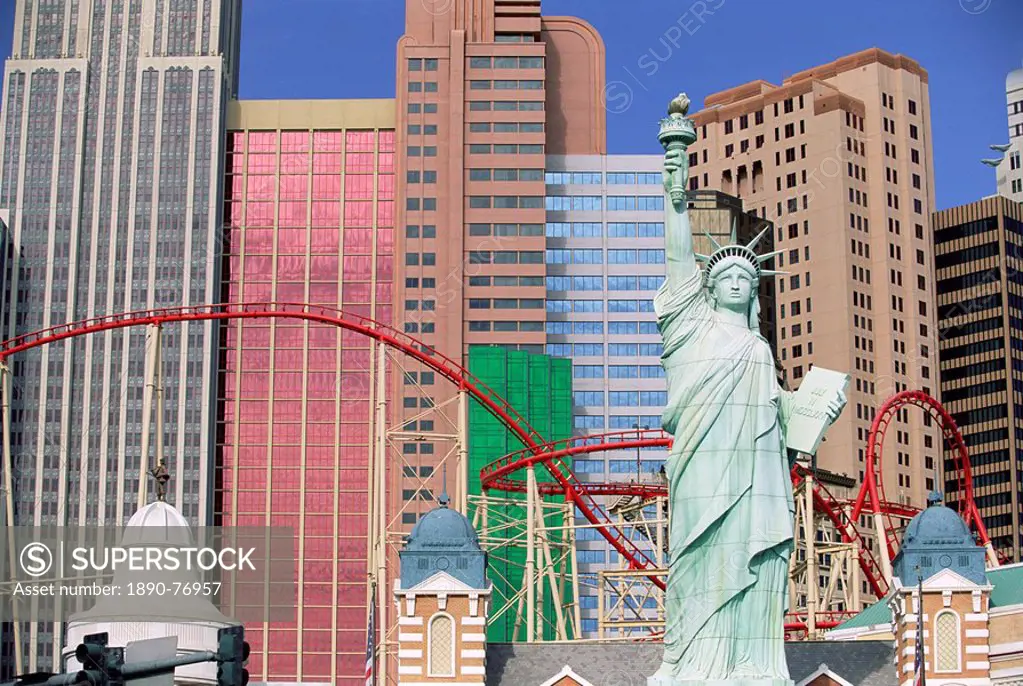 New York New York Hotel and Casino, Las Vegas, Nevada, USA, North America