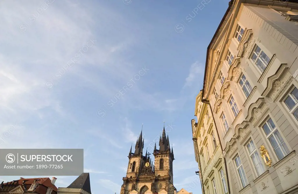 Old Town Sq, Prague, Czechoslovakian Republic