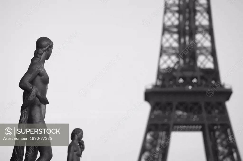 Two Statues, Trocadero, Paris, France