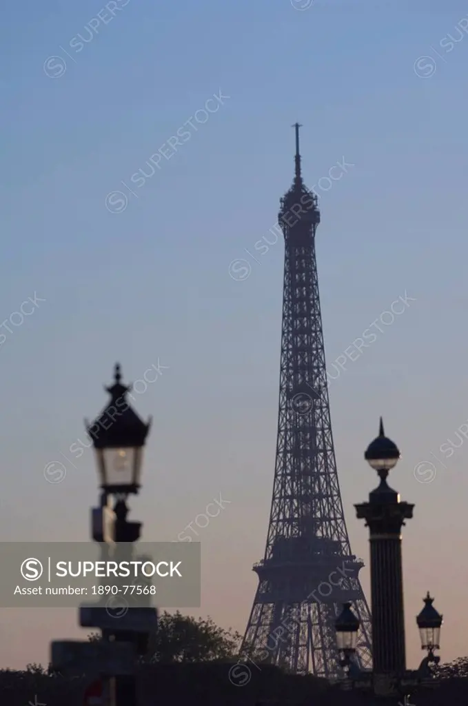 Eiffel Tower, Evening, Paris, France