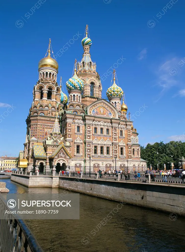 Church on Spilled Blood, UNESCO World Heritage Site, St. Petersburg, Russia, Europe