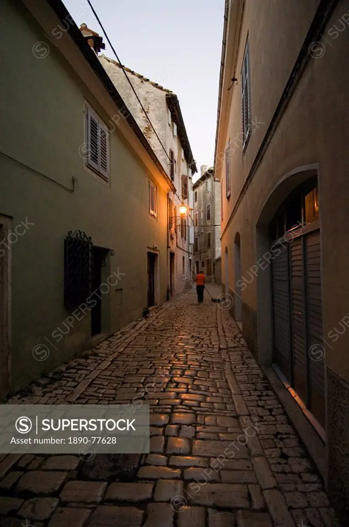 Cobbled Alley, Rovinj, Croatia