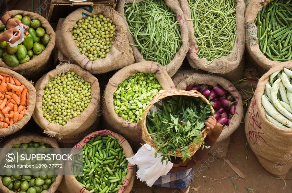 Market, Trivandrum, Kerala, India