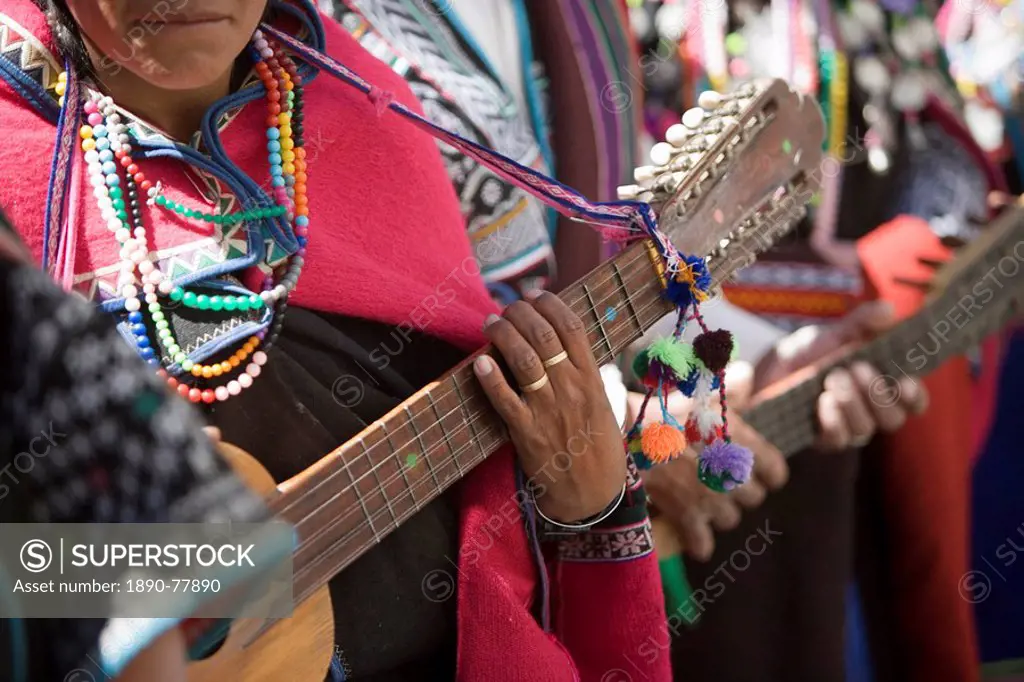 Musician at Carnival, Sucre, Bolivia, South America