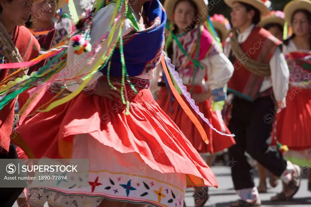Dancers at Carnival, Sucre, Bolivia, South America
