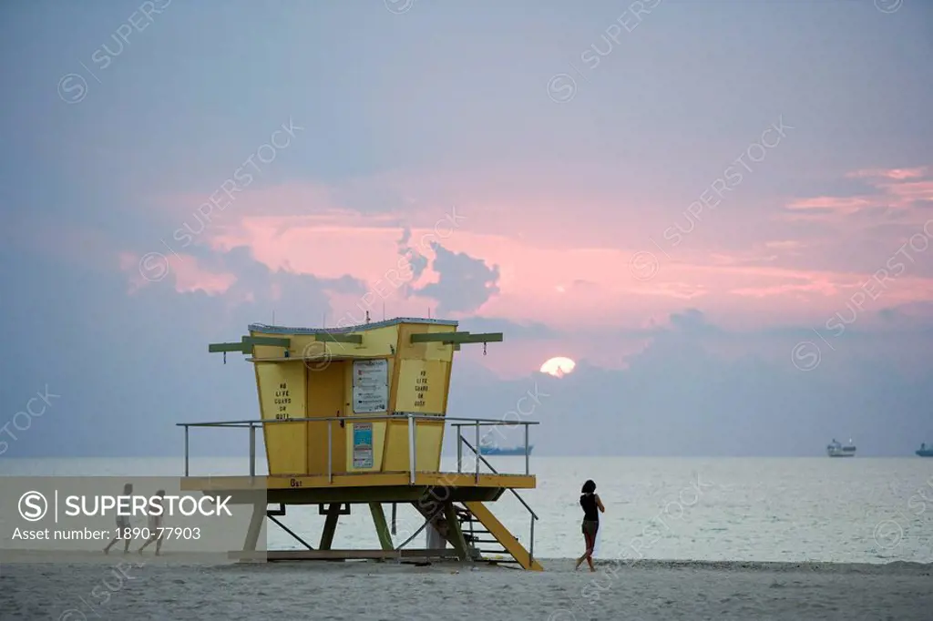 Sunrise, Miami Beach, Miami, Florida, United States of America, North America