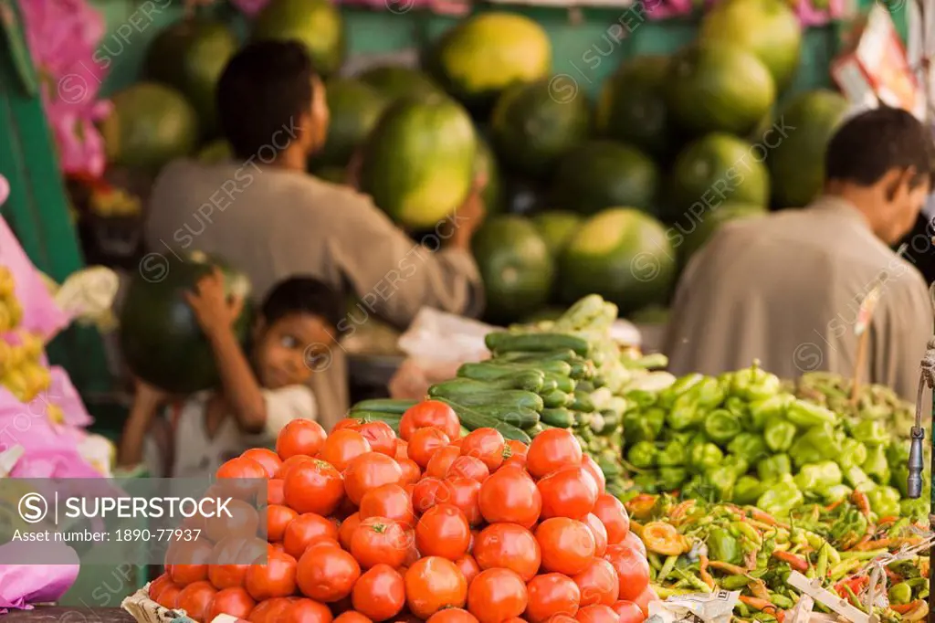 Vegetable market, Cairo, Egypt, North Africa, Africa