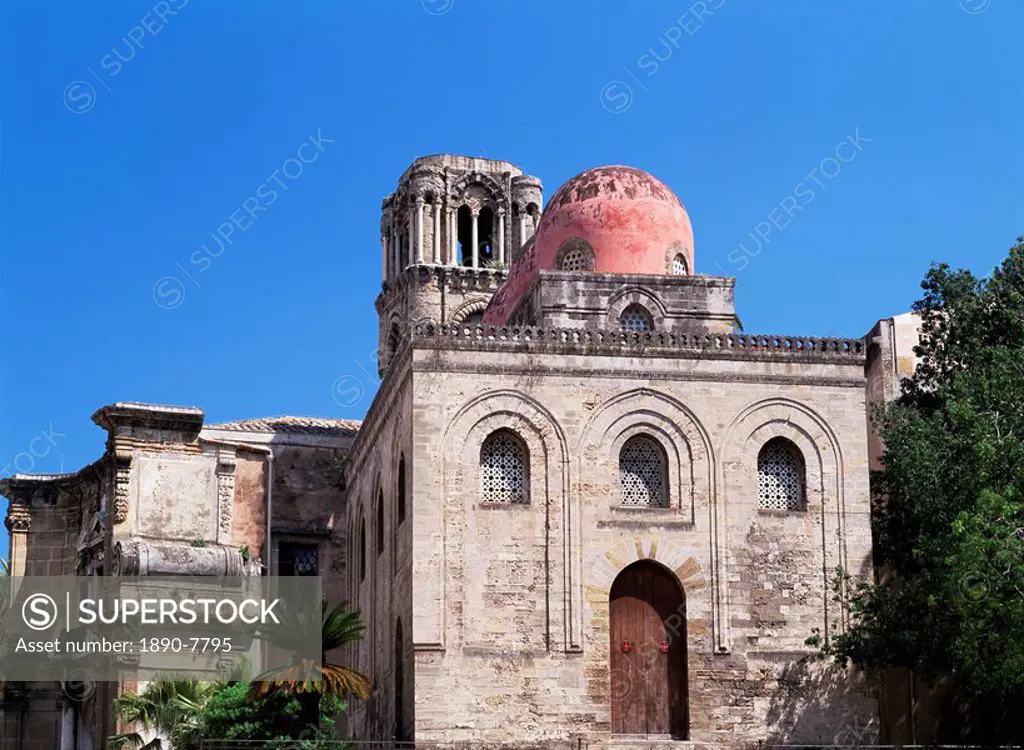 Chiesa di San Giovanni degli Eremiti, Palermo, Sicily, Italy, Europe