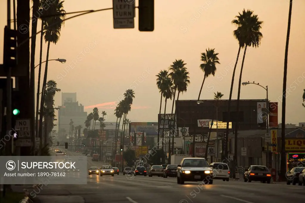 Sunset Boulevard, Hollywood, California, United States of America, North America