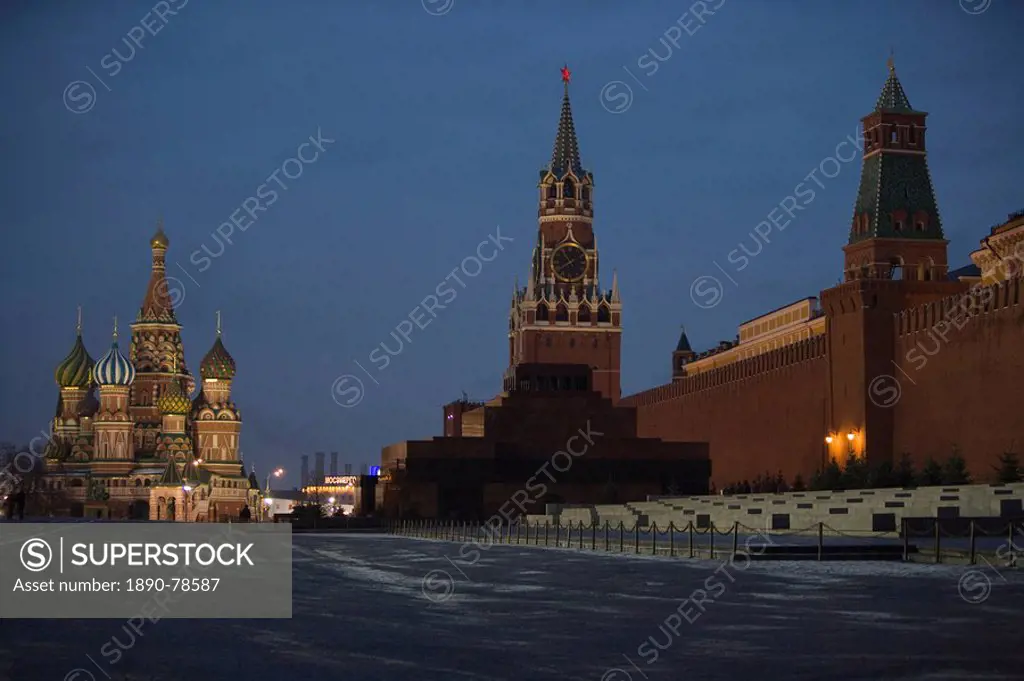 Red Square, UNESCO World Heritage Site, Moscow, Russia, Europe