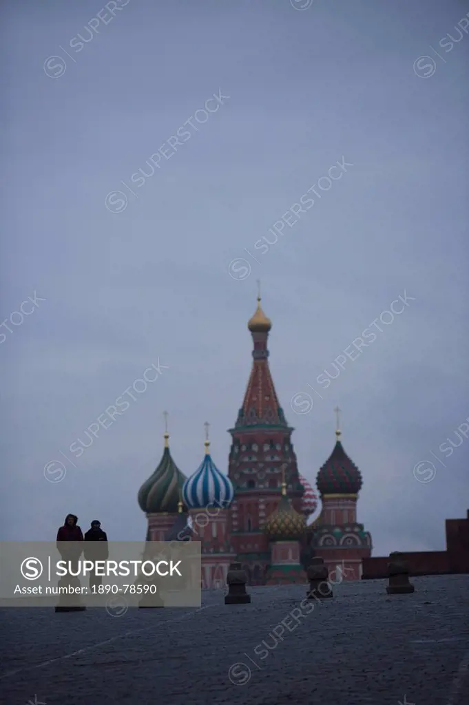 St. Basil´s Cathedral, UNESCO World Heritage Site, Moscow, Russia, Europe