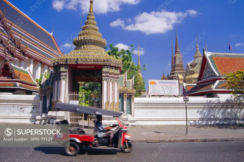 Tuk Tuk at Grand Palace, Bangkok, Thailand