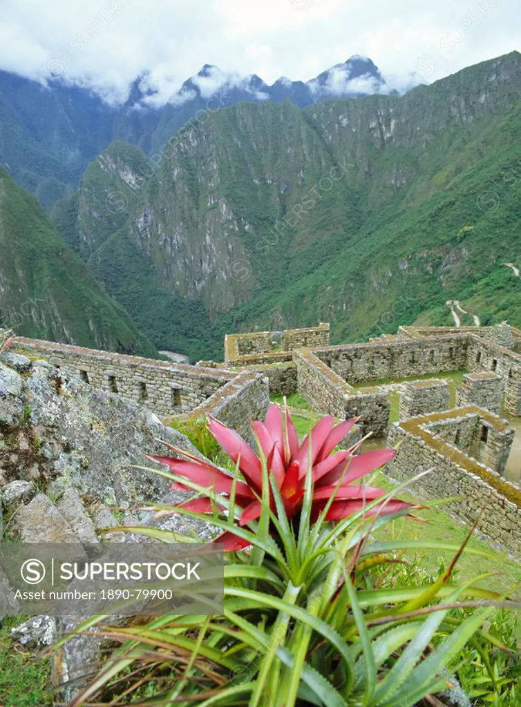 Inca ruins, Machu Picchu, UNESCO World Heritage Site, Peru, South America