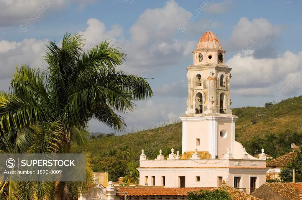 The belltower of Iglesia y Covento de San Francisco, Trinidad, UNESCO World Heritage Site, Cuba, West Indies, Central America