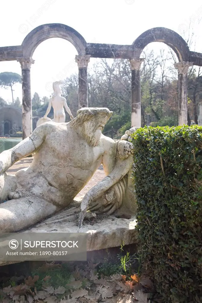Hadrian´s Villa, UNESCO World Heritage Site, Tivoli, near Rome, Lazio, Italy, Europe