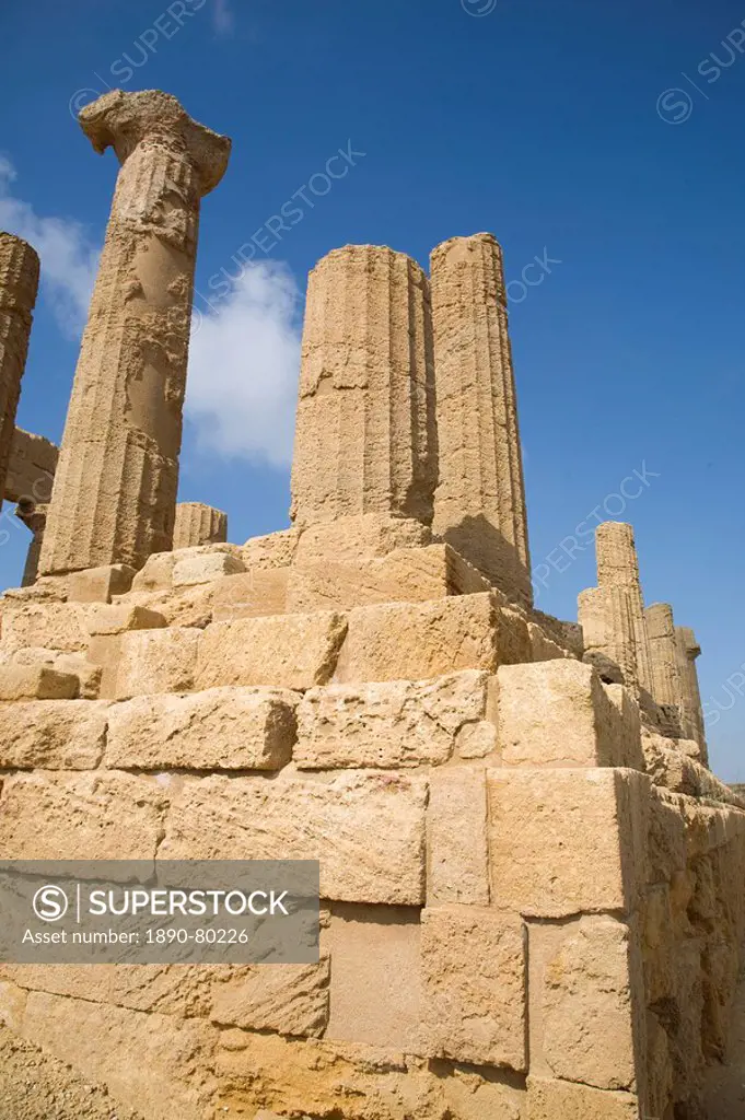 Temple of Juno, Valley of the Temples, Agrigento, UNESCO World Heritage Site, Sicily, Italy, Europe