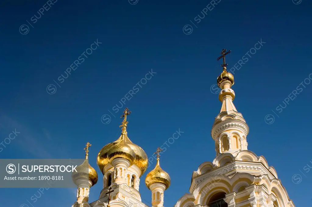 The Alexander Nevsky Cathedral, Yalta, Crimea, Ukraine, Europe
