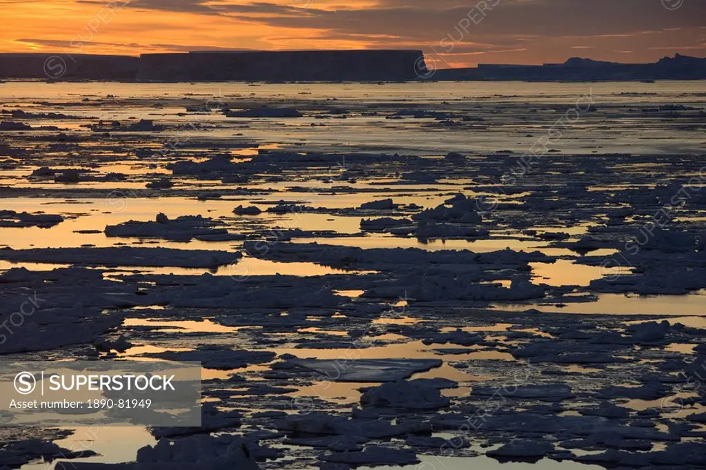 Pack ice, Antarctic Peninsula, Weddell Sea, Antarctica, Polar Regions