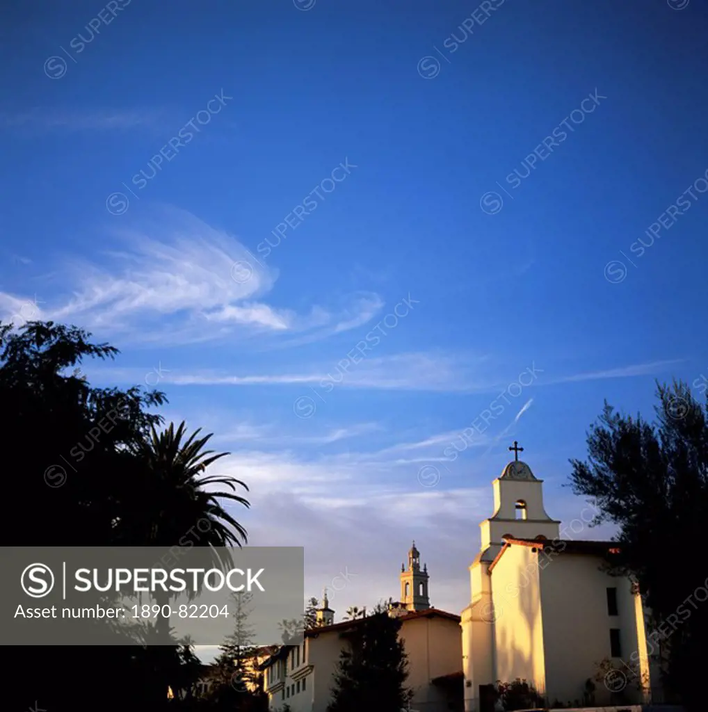 Santa Barbara Mission founded in 1786, Santa Barbara, California, United States of America U.S.A., North America